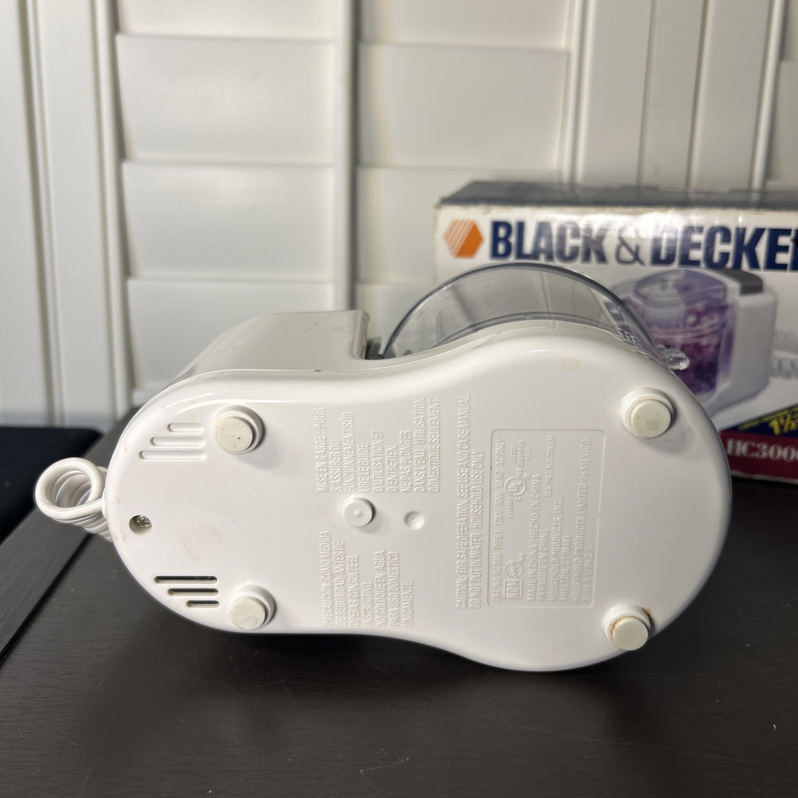 Black & Decker Handy Chopper Plus HC3000 Mini Food Processor Tested Cracked