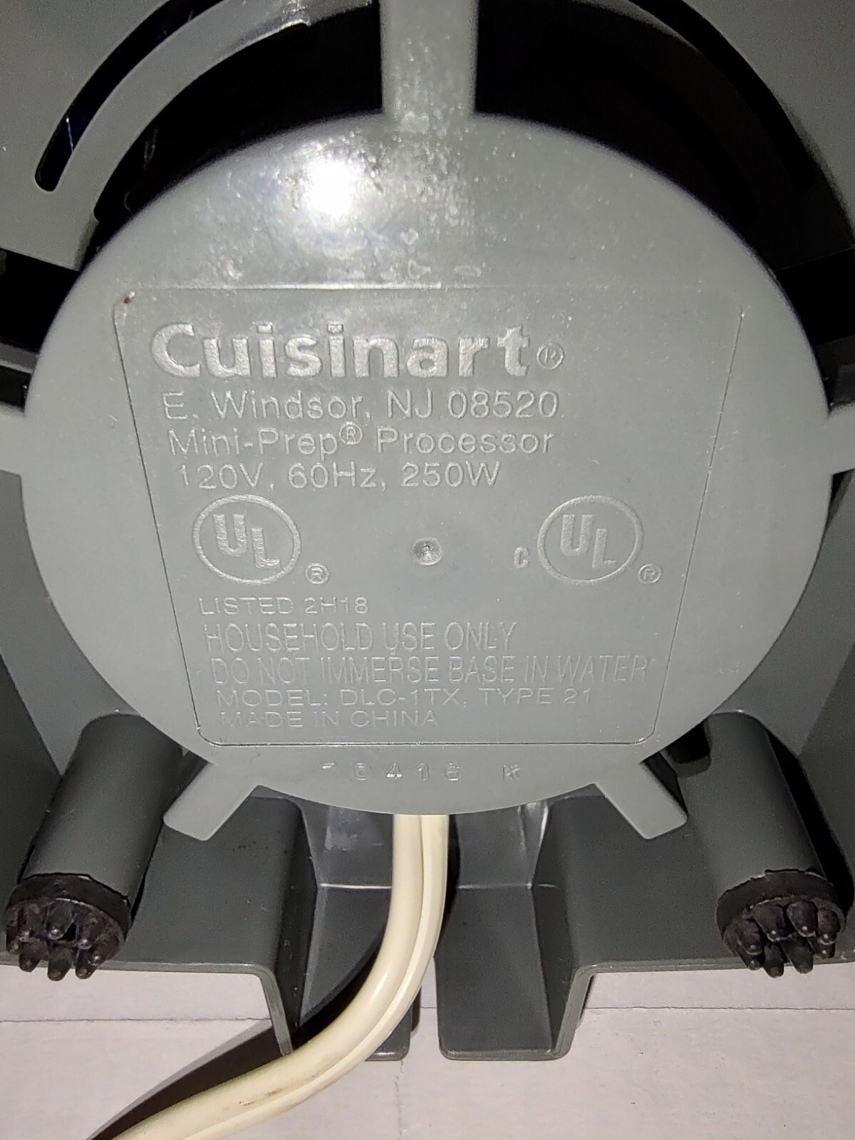 Cuisinart Mini Prep Food Processor Blue DLC-1TX Motor Base Replacement Tested