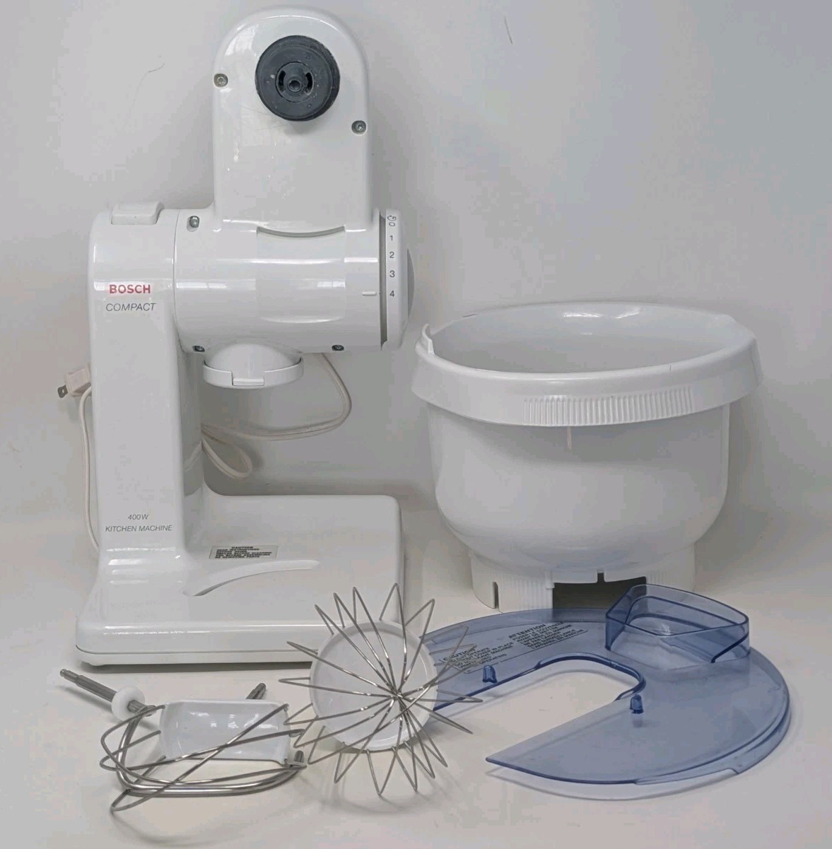 Bosch 400 Watt Kitchen Machine Compact Tilt-Head Stand Mixer w/ Extras – Read