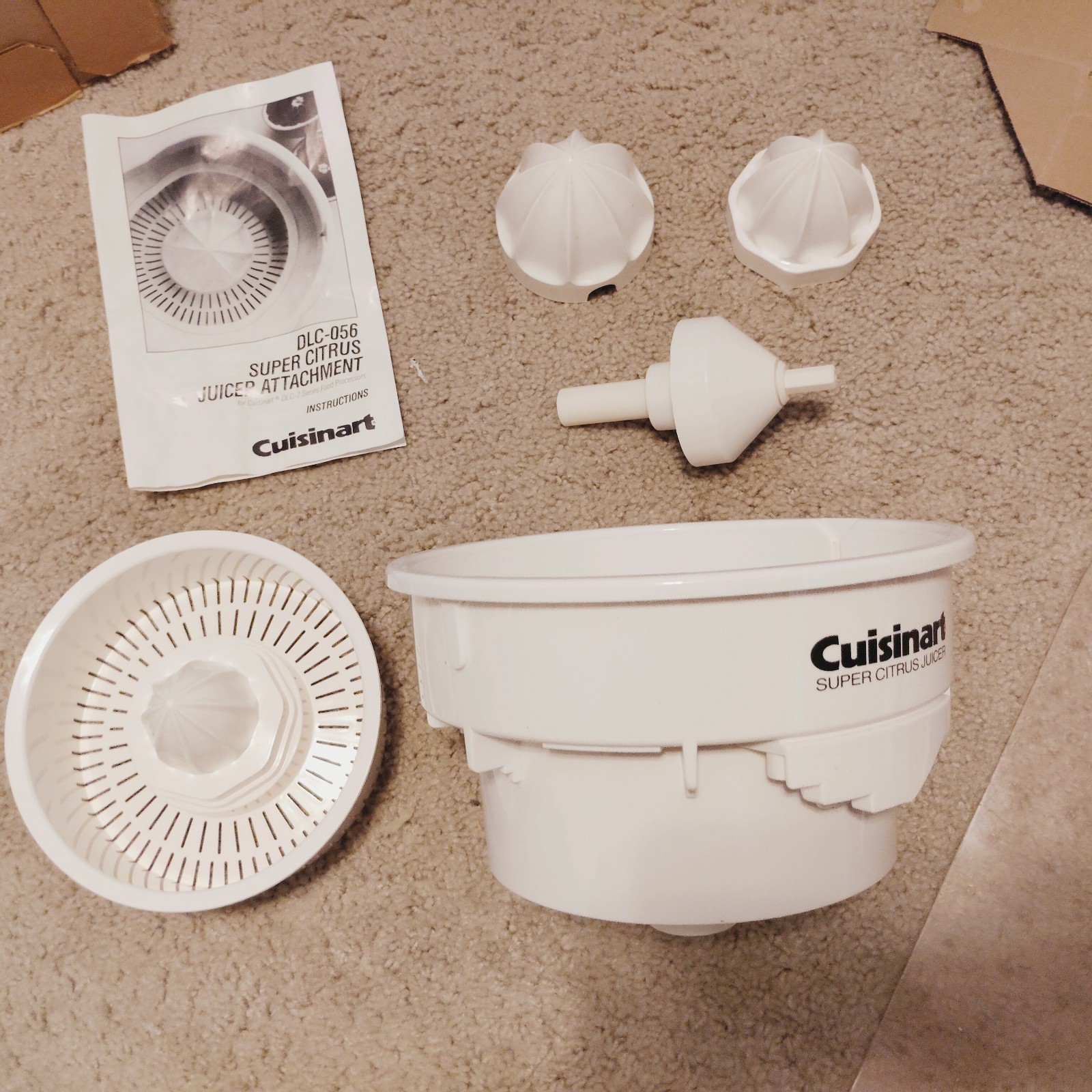 NEW UNUSED Cuisinart DLC-056 Super Citrus Juicer Attachment DLC-7 Series