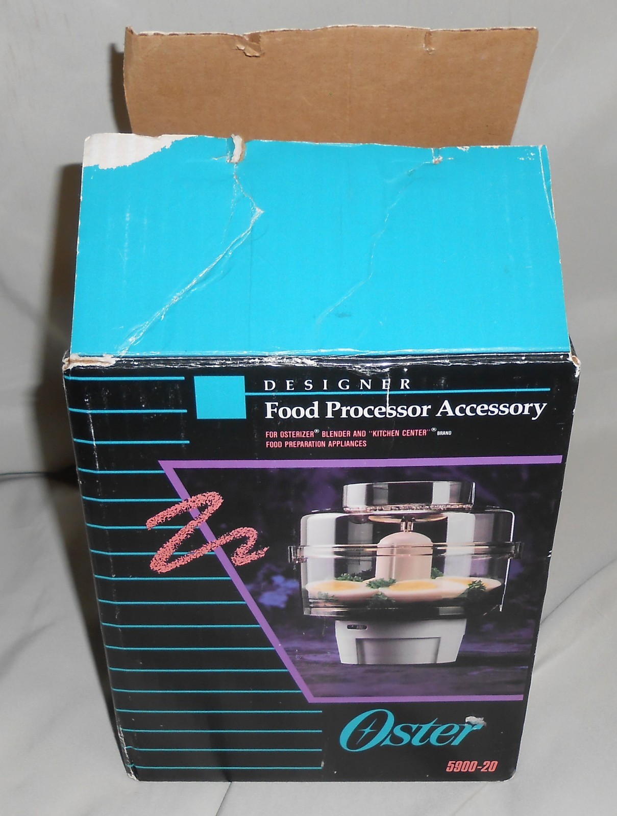 Oster Kitchen Center Food Processor Attachment Model 5900-20 From 1990