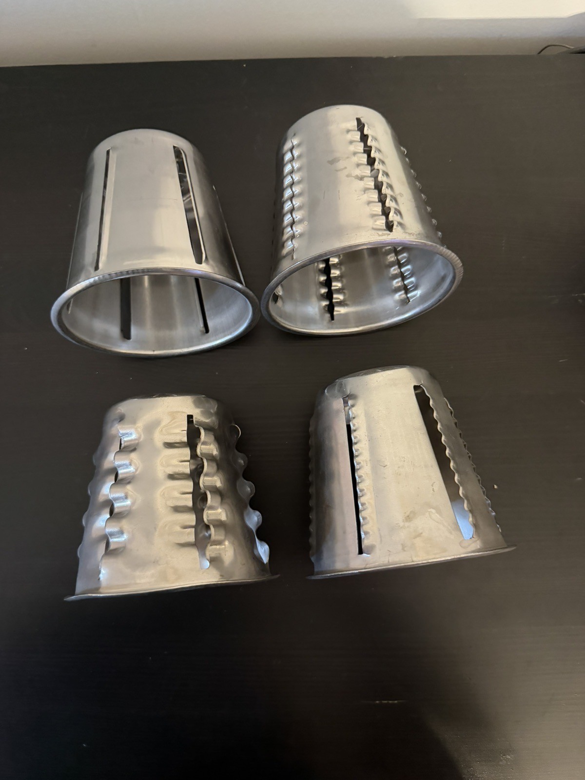 Lot/4 Vintage Saladmaster Healthcraft Food Processor Replacement Blades Cones