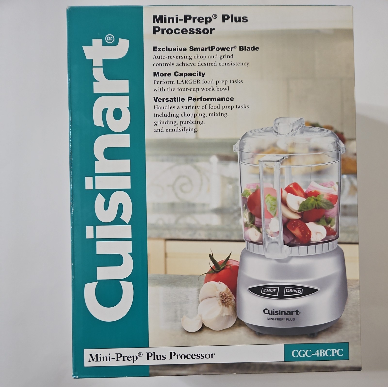Cuisinart Food Processor Mini-Prep Plus 4-Cup Model CGC-4BCPC