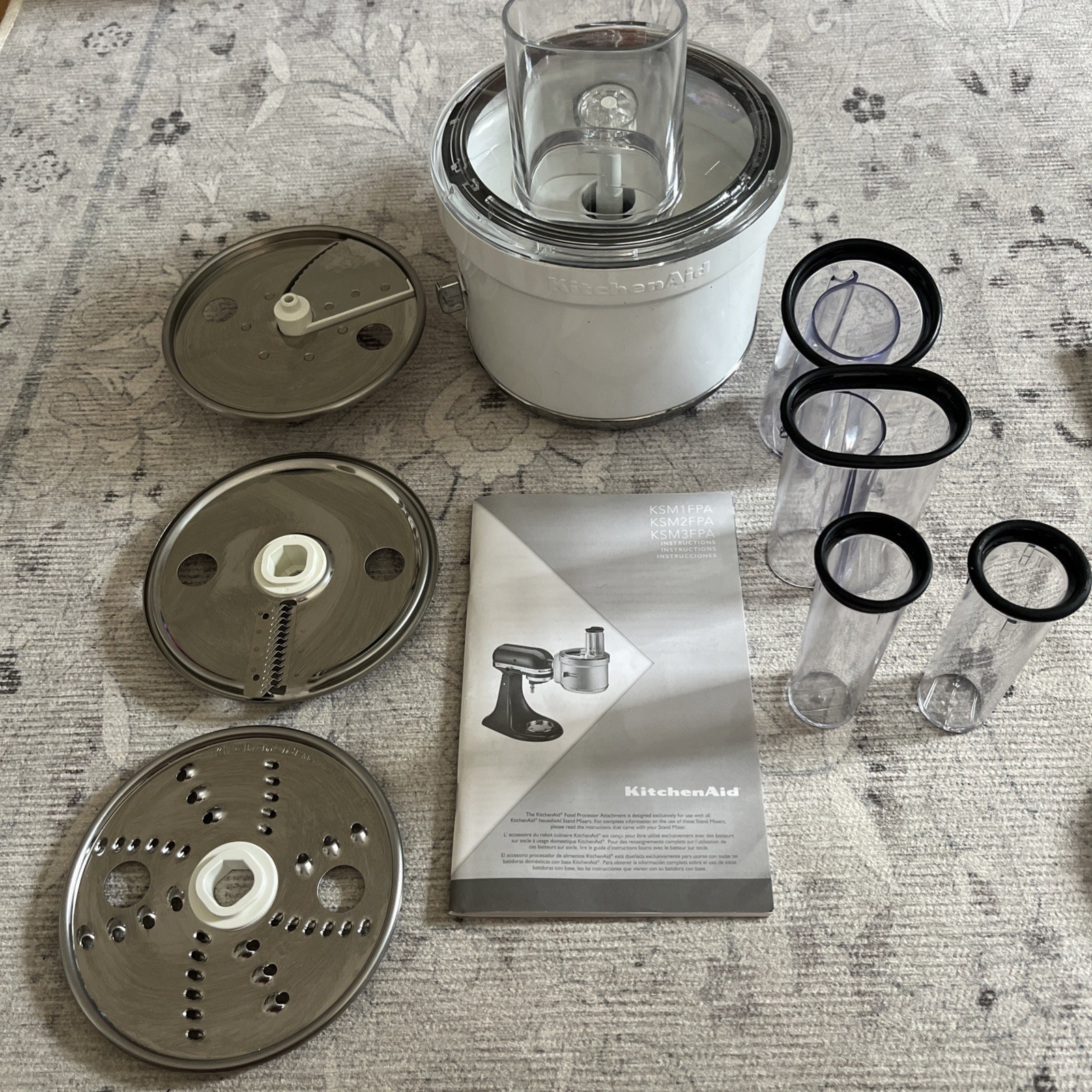 KitchenAid Stand Mixer Attachment Food Processor Commercial Food KSM1FPA KSM2FPA