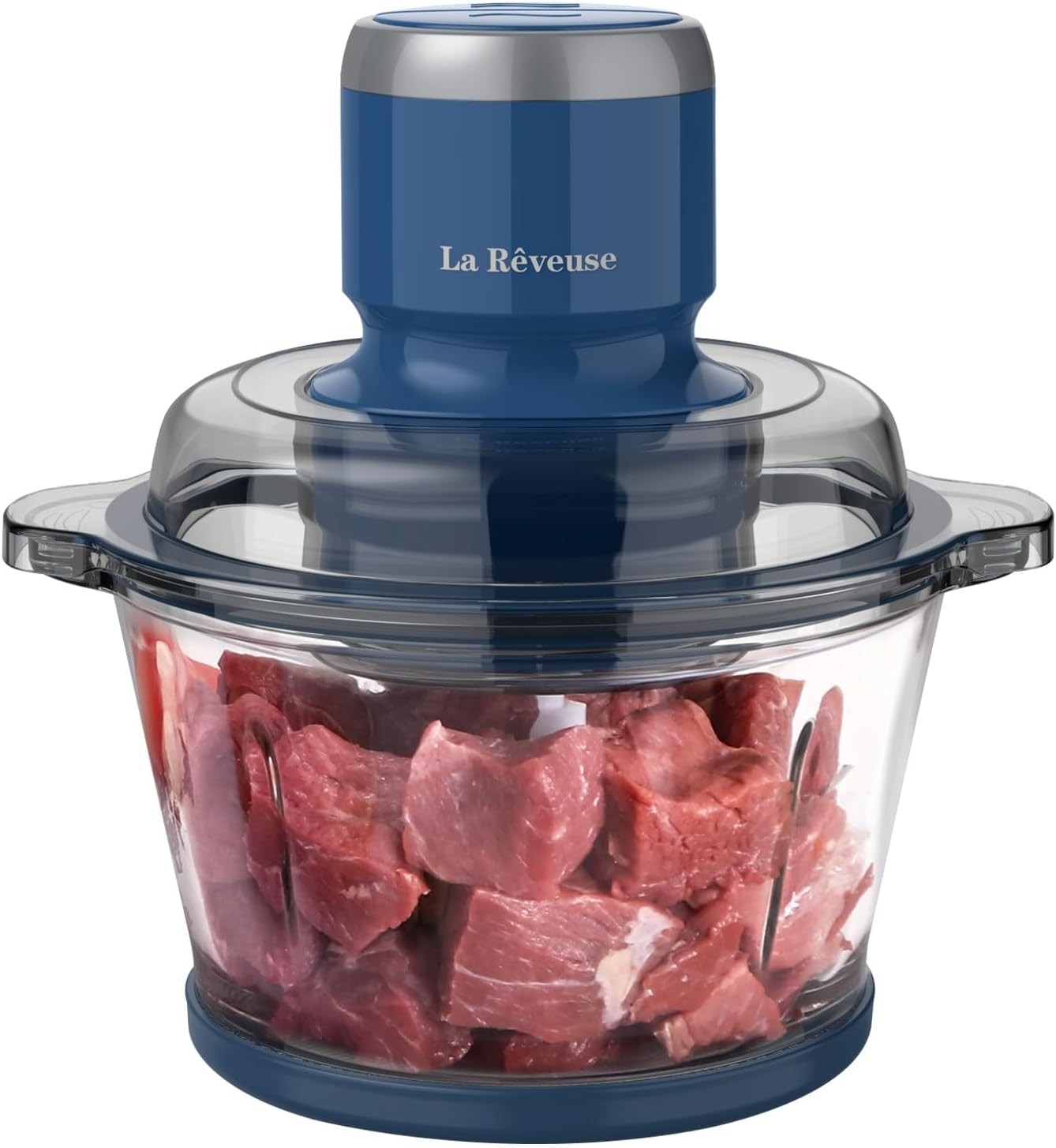 La Reveuse Food Processor,Electric Food Chopper with 7-Cup (1.7L) Glass Bowl,…