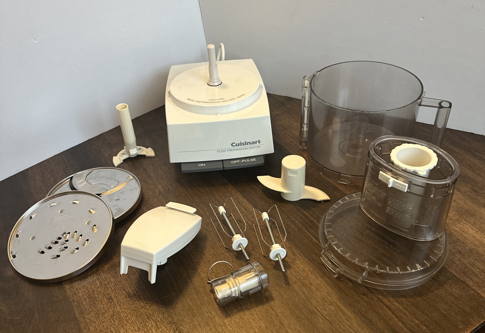 Cuisinart Food Preparation Center DLC-7FPC Food Processor White Bundle