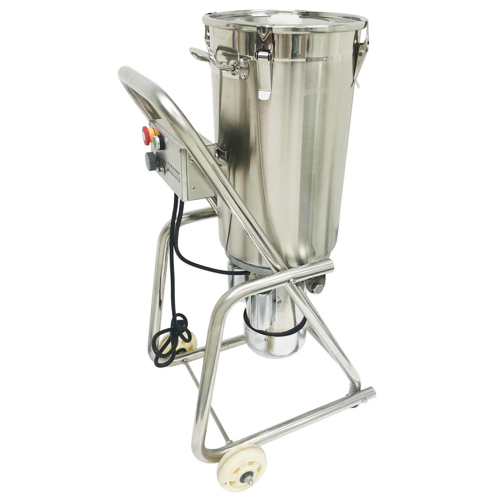 110V 32L Commercial Vegetables Fruits Ginger Garlic Crusher with Tiltable Bowl