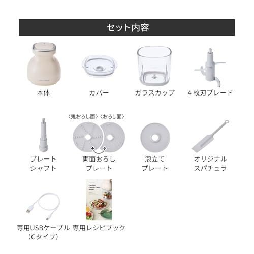 Recolte Cordless Capsule Cutter Bonne RCP-7 Cream White 8 roles in 1 machine NEW