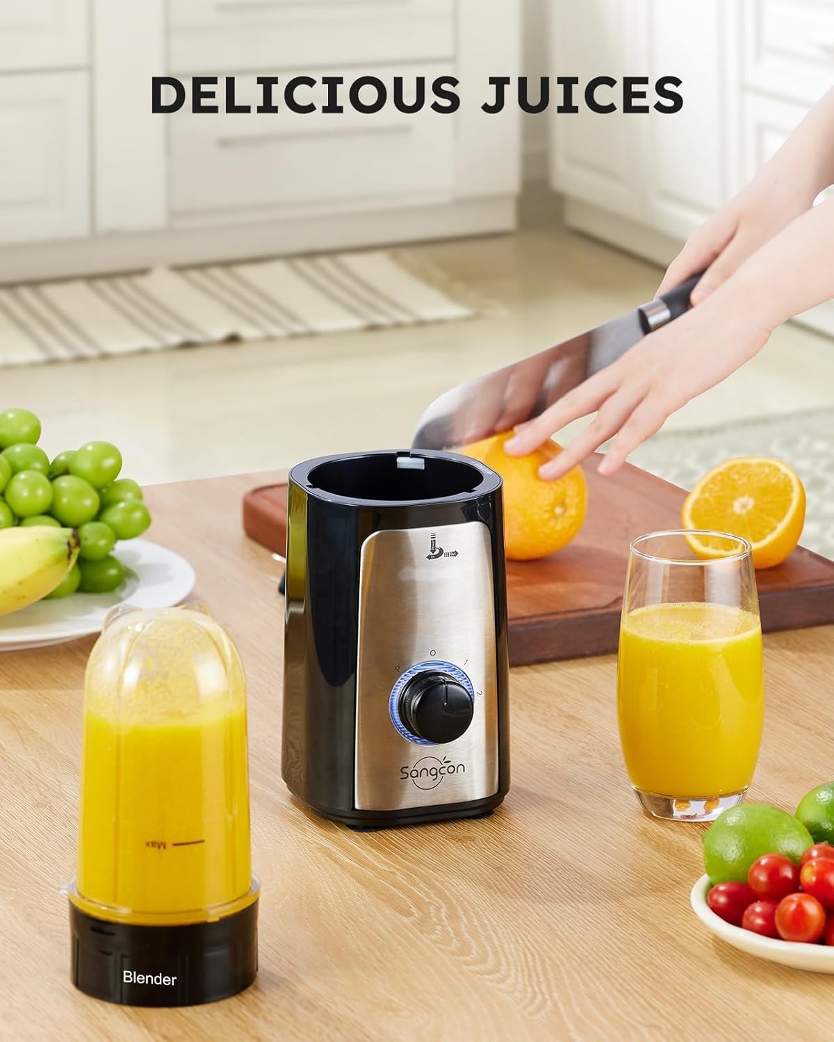5 in 1 Blender & Food Processor Combo Kitchen Small Electric Food Chopper Meat
