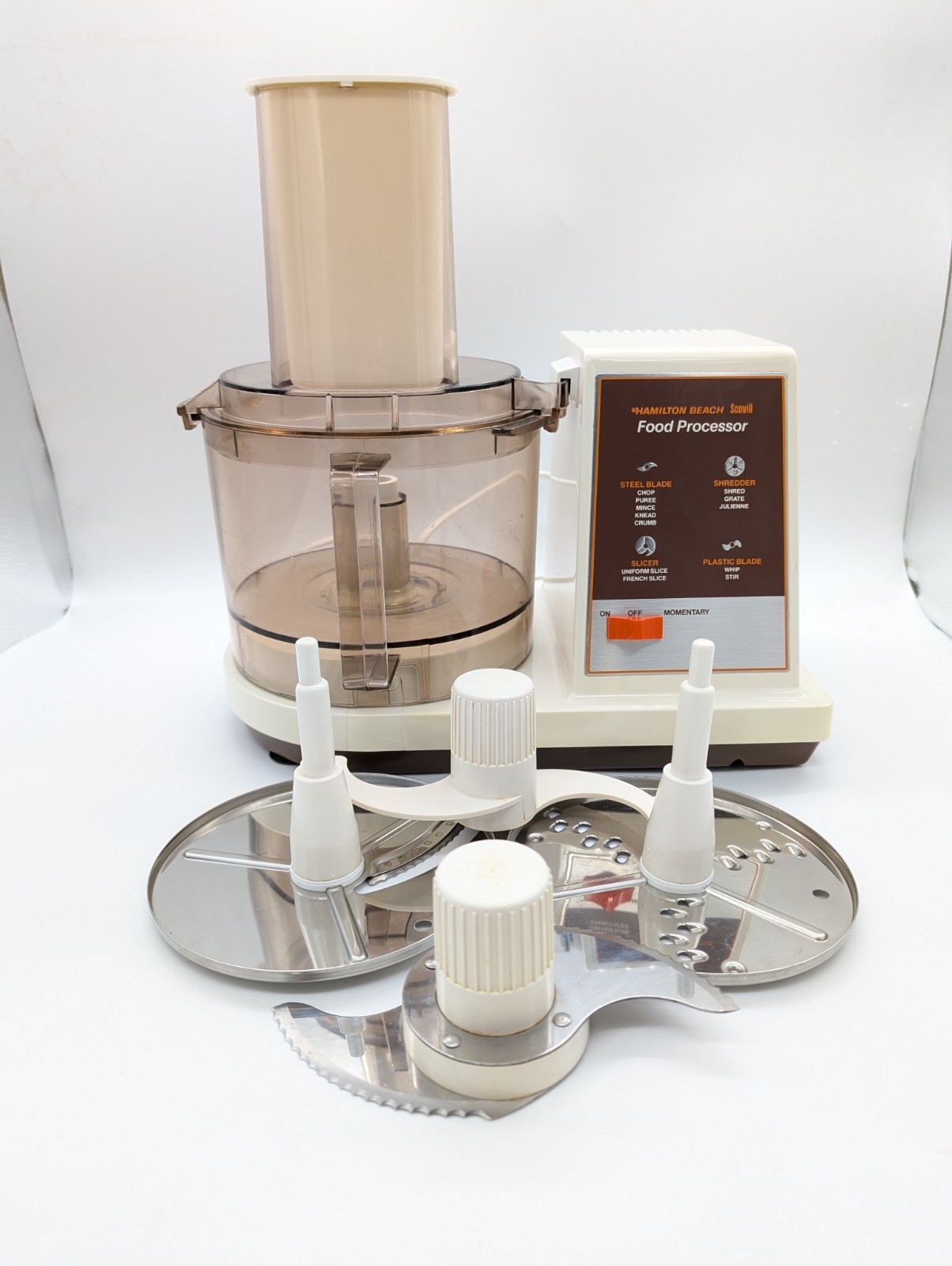 Vintage Hamilton Beach Scovill Electric Food Processor Model 707 w/ Instructions