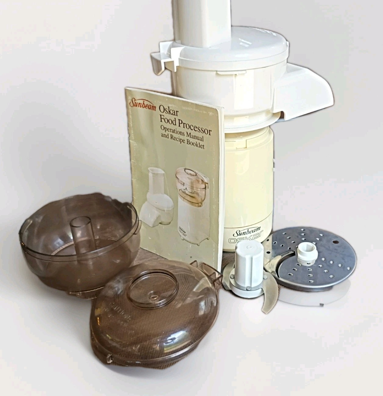 Vintage Sunbeam Oskar Food Processor Model 14081 – Made in France-TESTED/WORKS