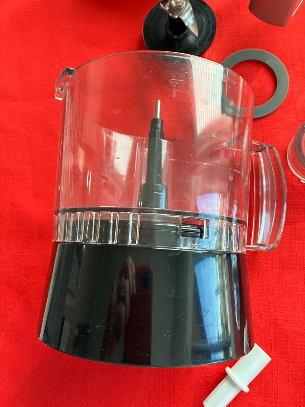 12 Pce Attachments Cuisinart Food Processor/Blender Glass Jar For C B-600FP TX