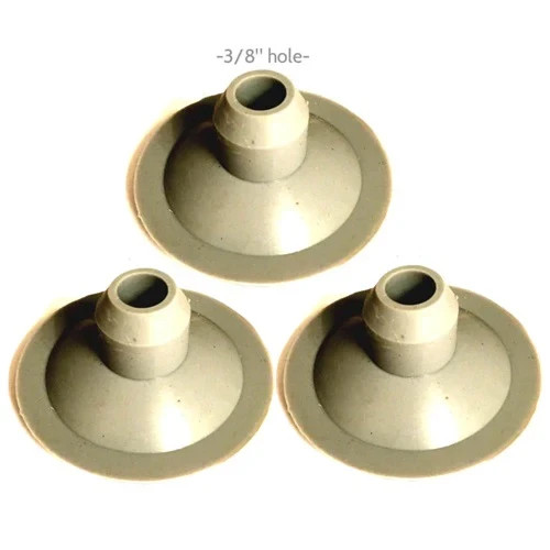 Saladmaster food processor replacement part Gray Rubber SUCTION CUP 3/8″ hole