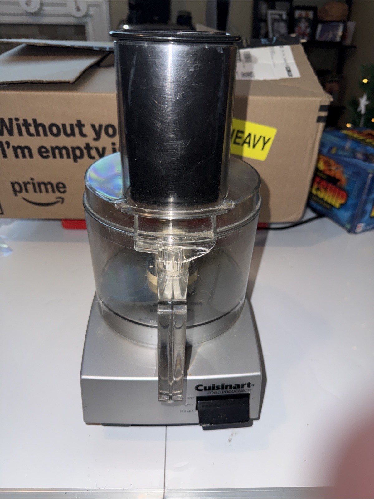 Cuisinart DLC-5BC Food Processor Brushed Chrome 7 Cup See Video Works Great