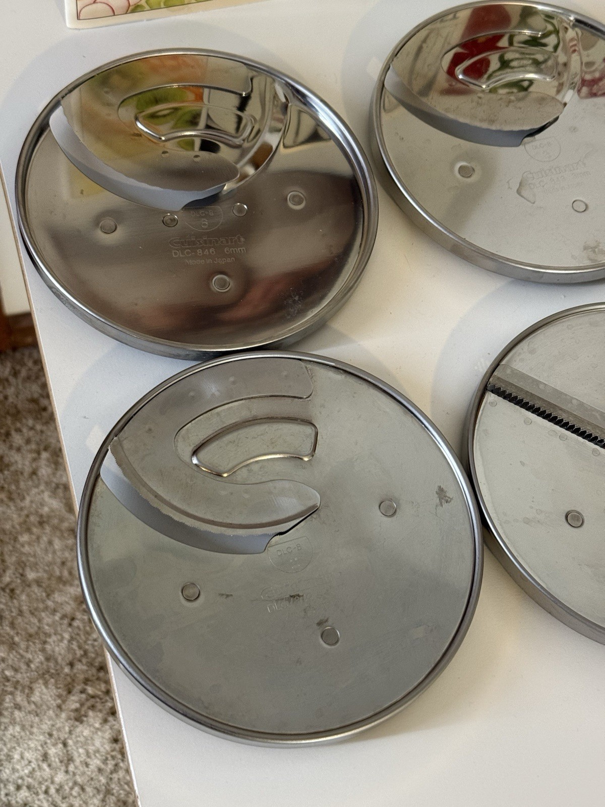 Cuisinart DLC-870 Complete 8pc Replacement Disc Blades DLC8 (DLC10 & Custom 11)