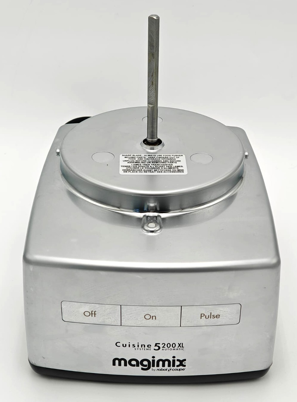 Magimix Cuisine 5200XL Food Processor Motor Only Chrome By Robot Coupe Tested