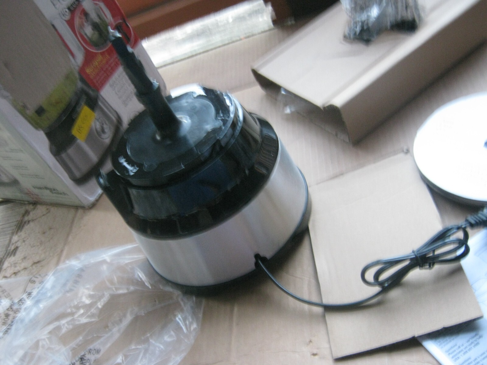 Hamilton Beach Bowl Scraper 10 Cup Food Processor Black 70730 New Damaged Box