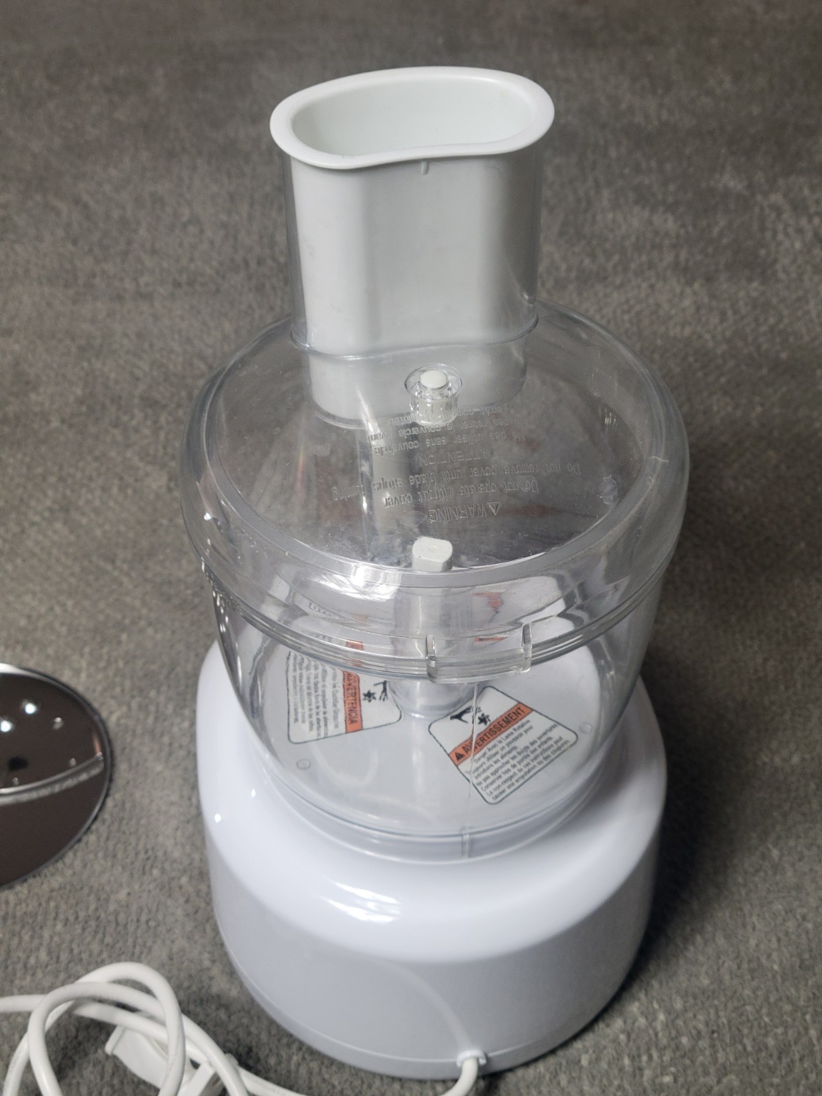 KitchenAid Food Processor KFP715WH2 White All Parts Included Works Great