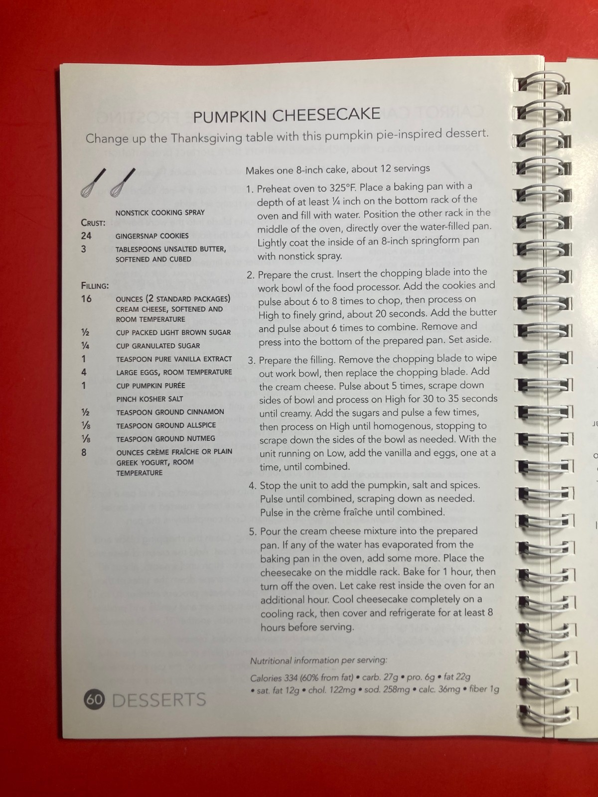 Cuisinart Food Processor FP-8 Manual Instruction and Recipe Booklet Elemental 8