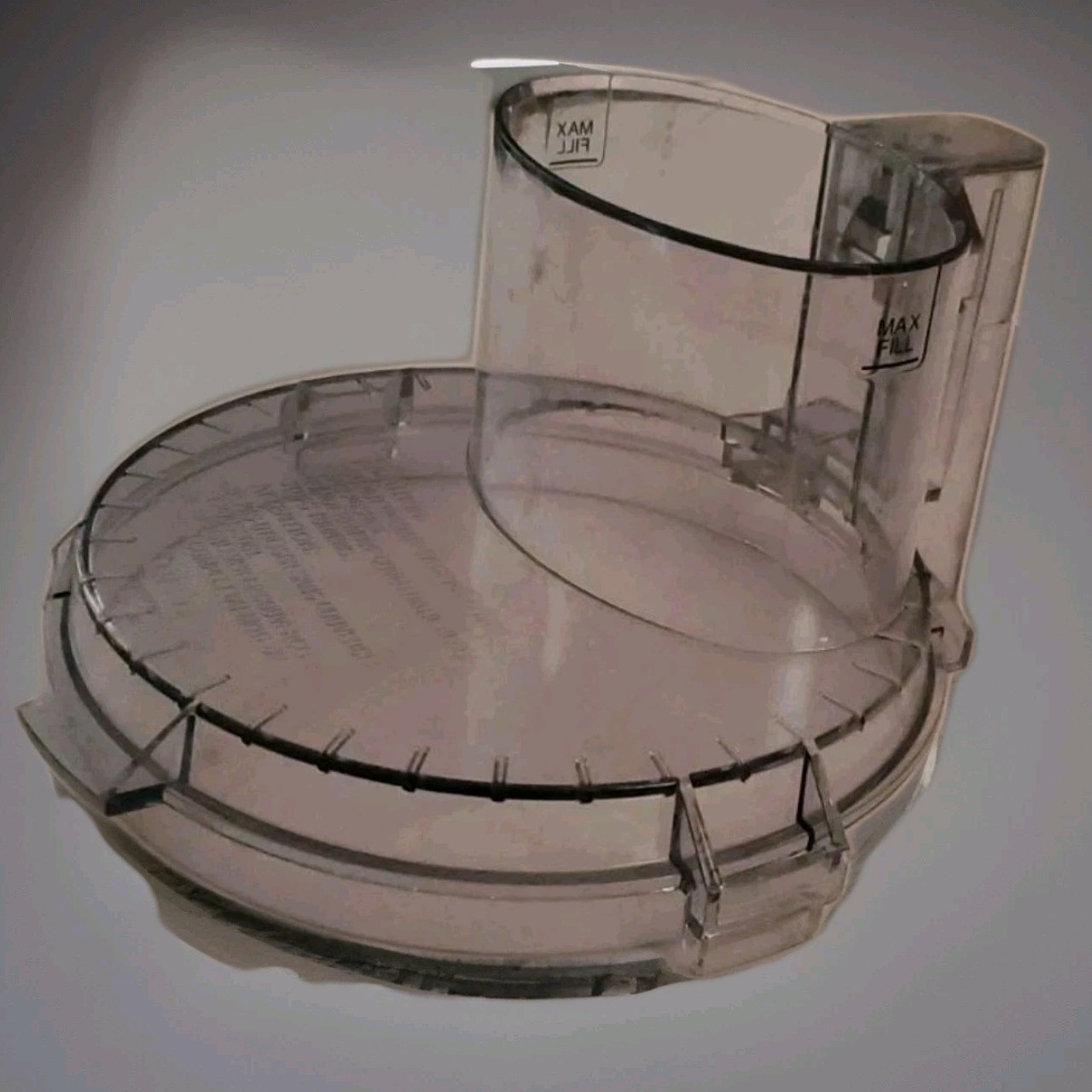 Cuisinart DFP-14BCNY Food Processor Work Bowl Lid OEM Used Replacement Clear