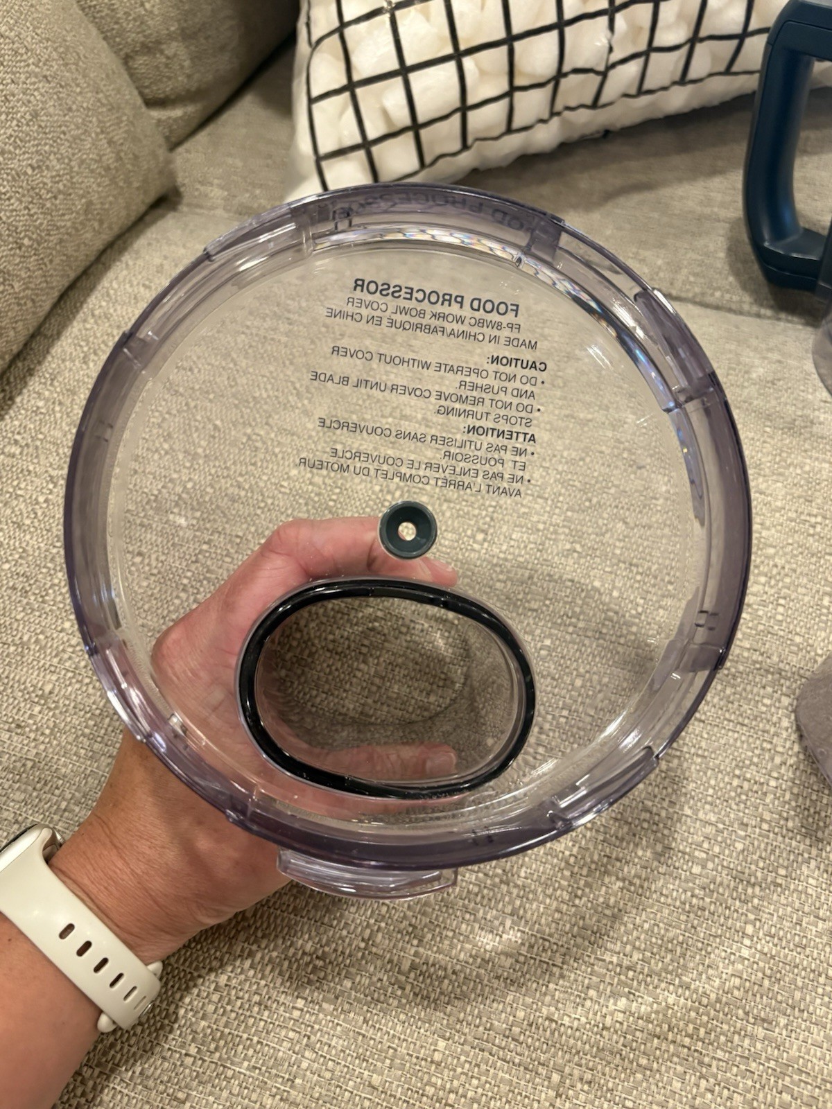 Cuisinart FP-8GMWB Work Bowl for Cuisinart FP-8 Food Processor Bowl & Lid,Pusher