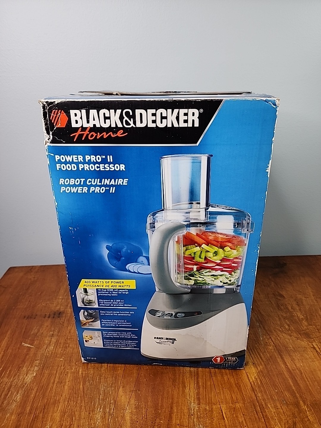 Black & Decker Power Pro II 10 Cup Food Processor FP1510 Open Box New