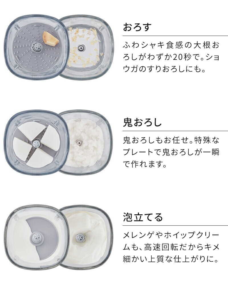 RECOLTE Cordless Capsule Cutter Bonne RCP-7 Cream White 8 Roles in 1 Kitchenware