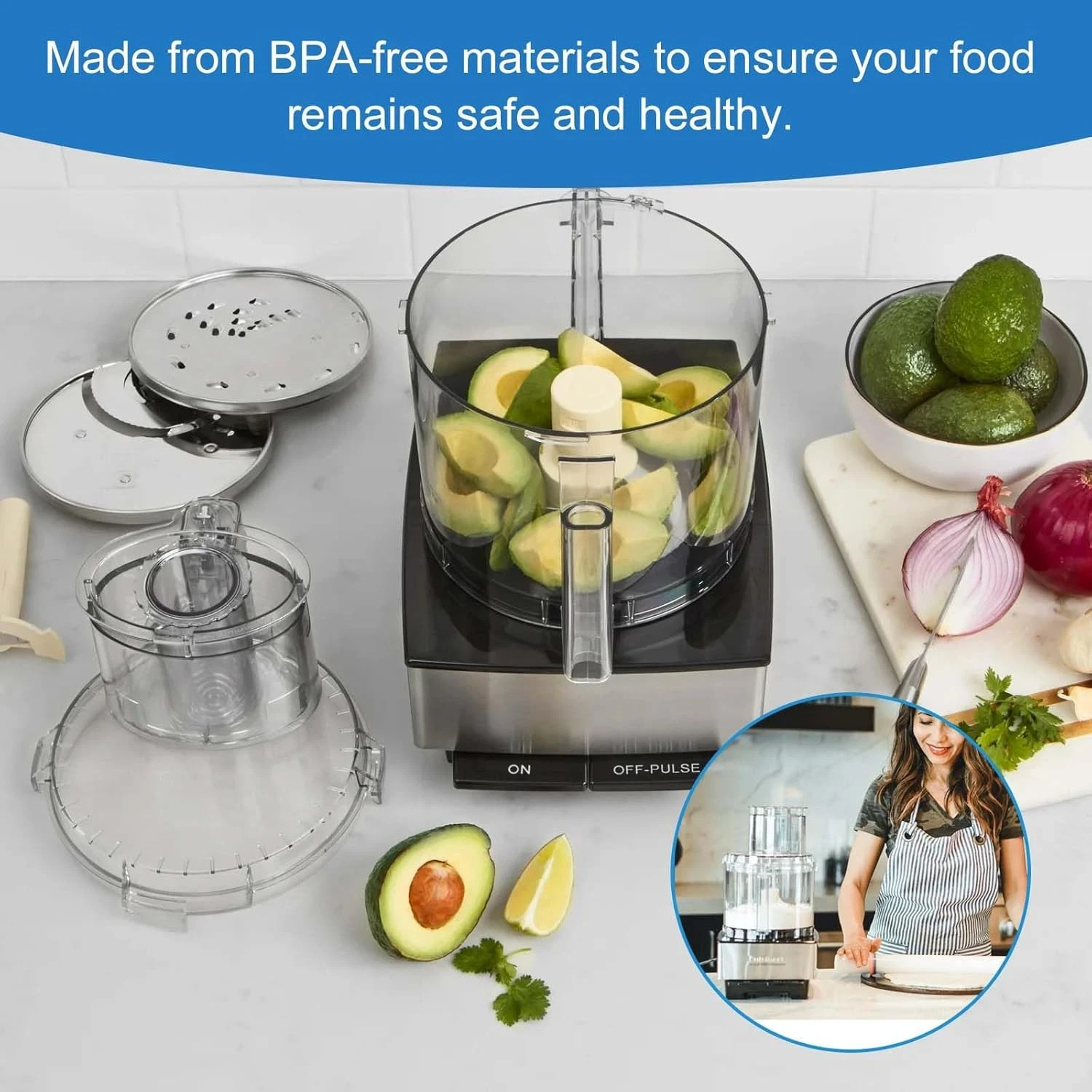 DFP-14 Food Processor Work Bowl Cover DFP-14NWBCT1 for Cuisinart Food Processor