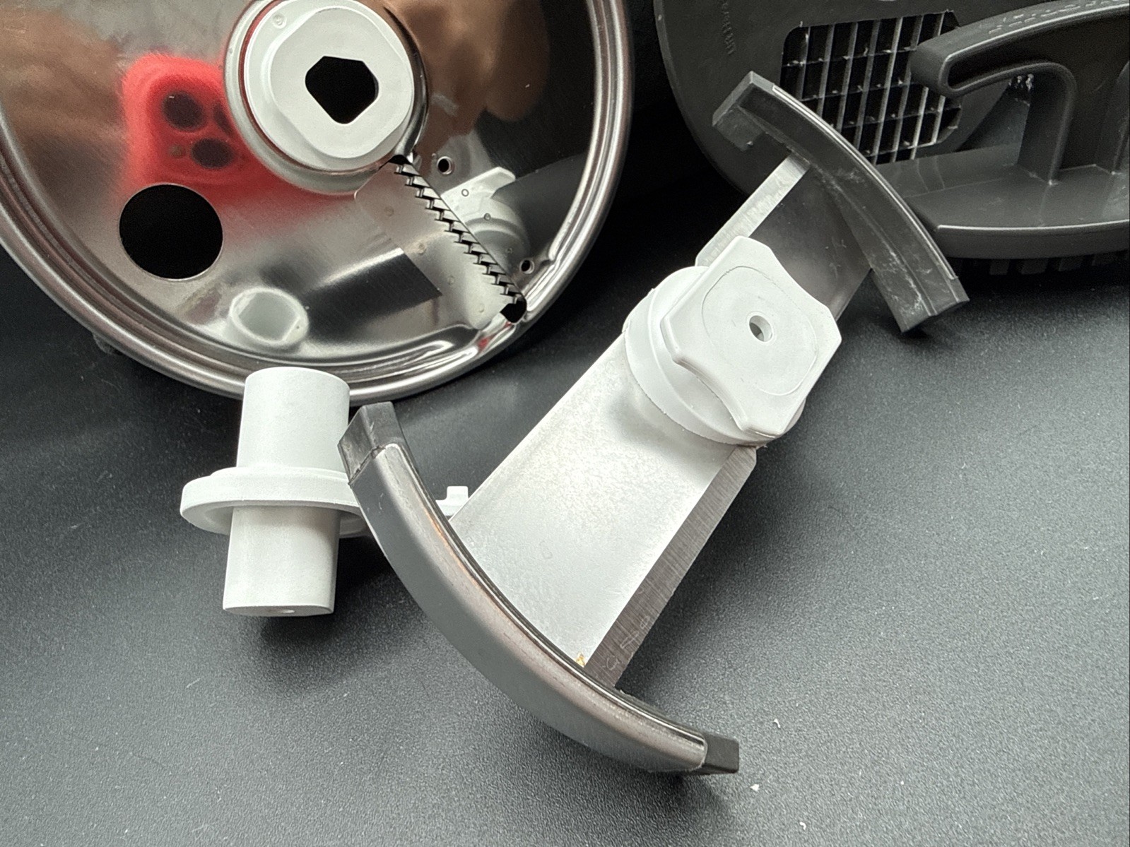 KitchenAid KSM2FPA Food Processor Attachments Blades Replacement w/Storage Case