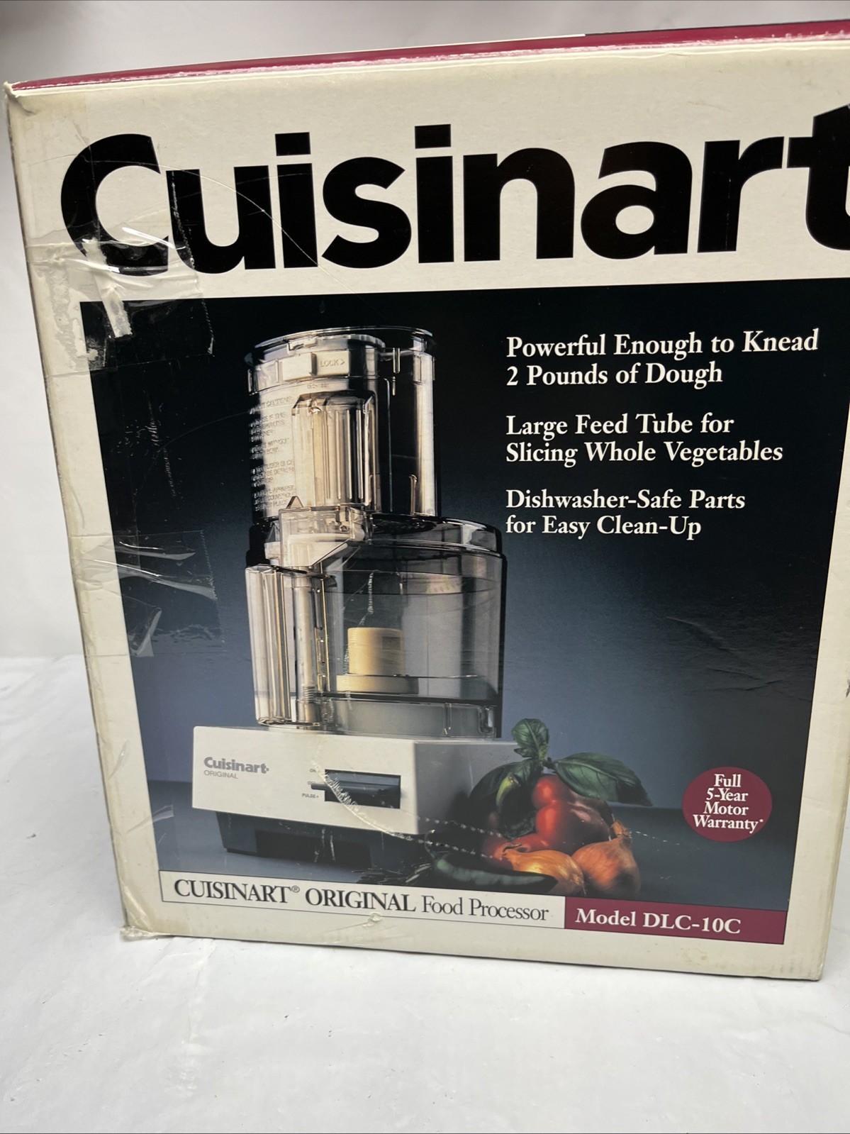 Cuisinart DLC 5SA Original Food Processor 7 Cup White New Open Box