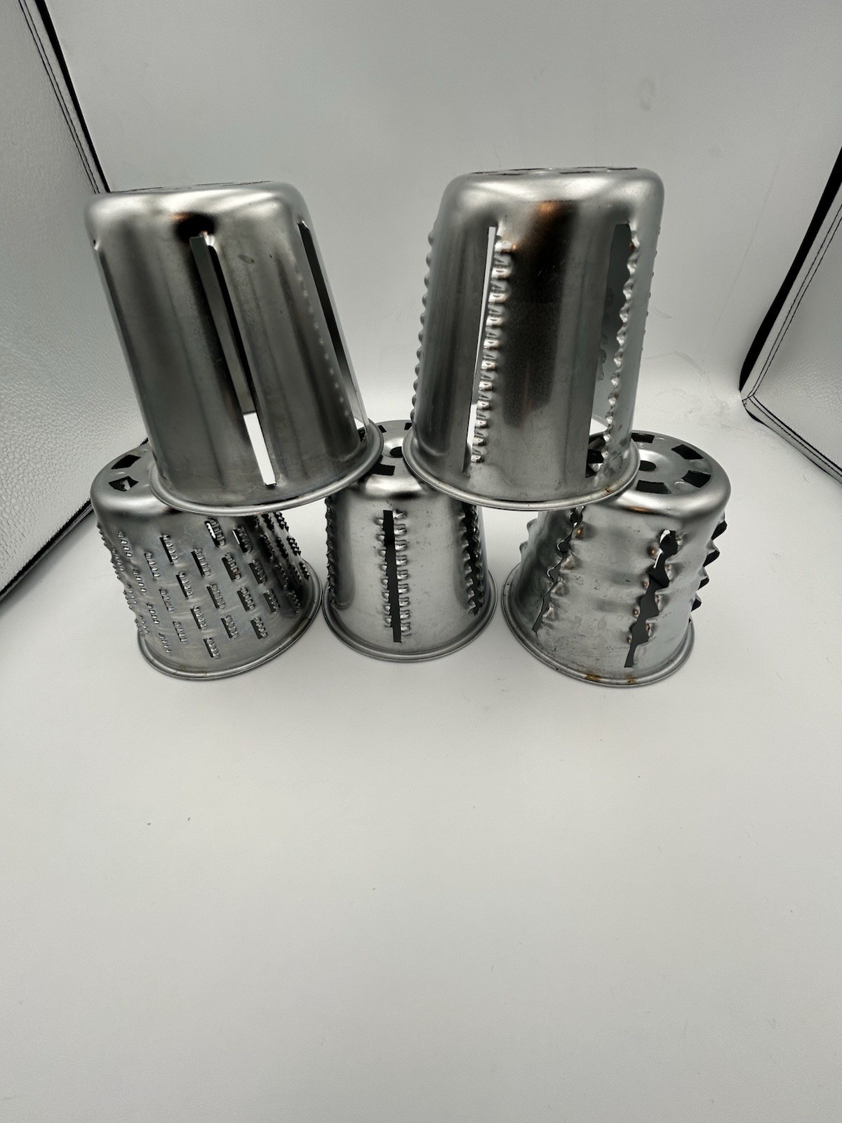 Saladmaster Vintage Five Star Food Processor Chopper Shredder Slicer w/5 Cones