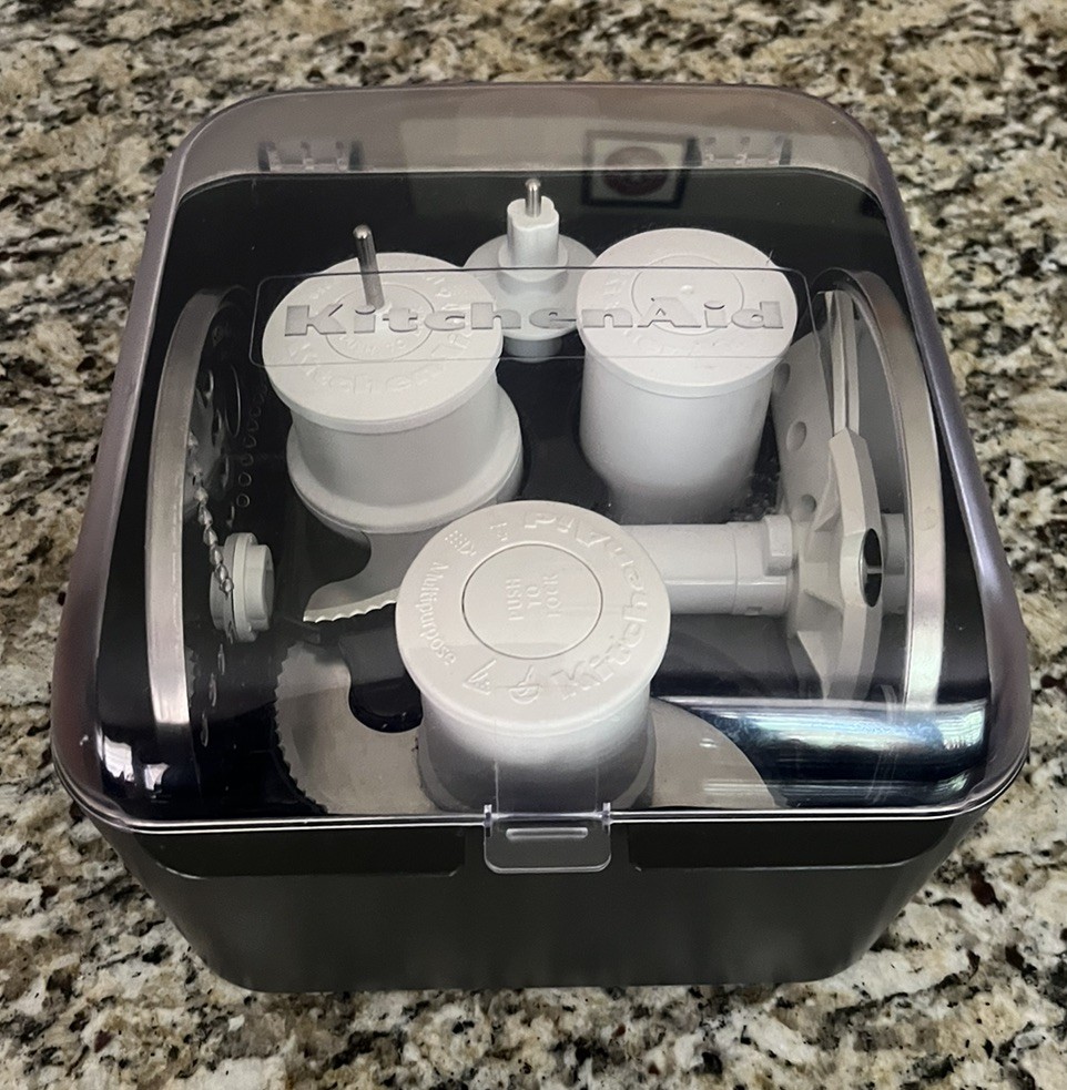 Kitchen Aid Food Processor Accessory Kit w/Storage Case (Attachments/Parts)