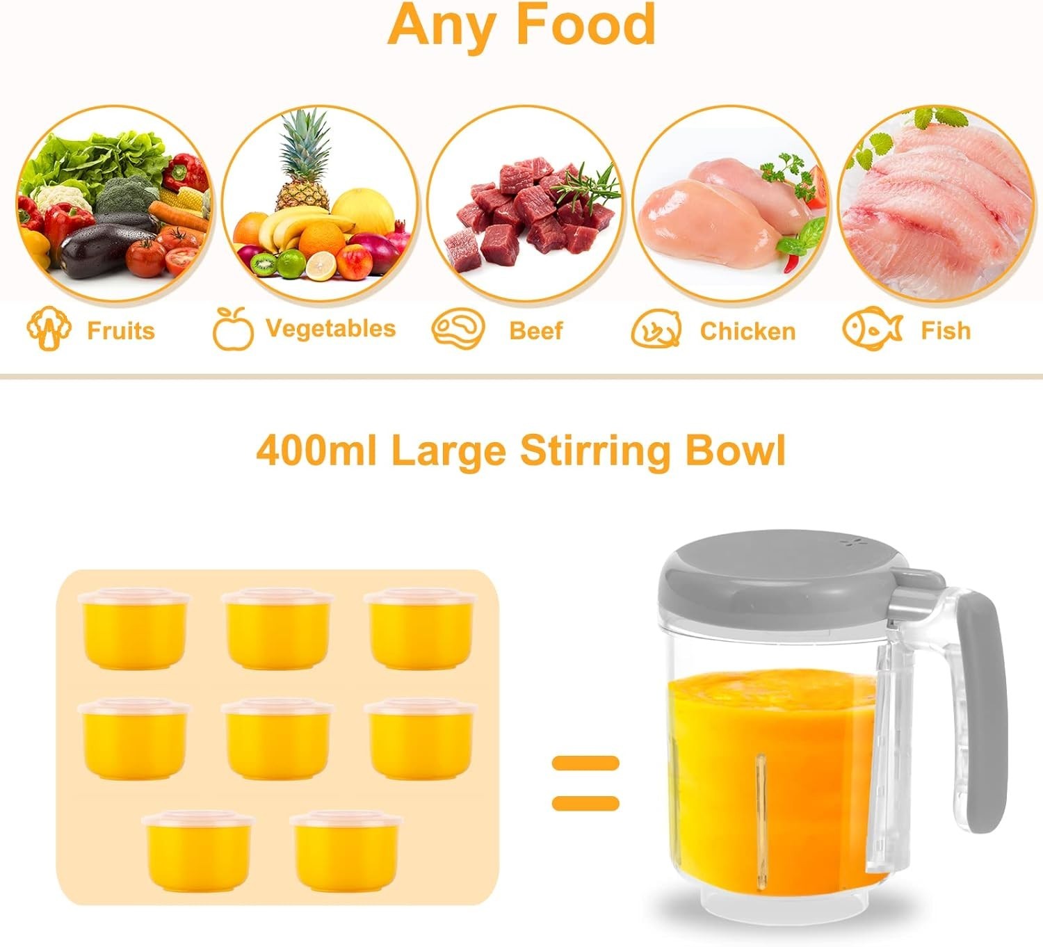 Procesador de Alimentos para Bebés | Procesador de Alimentos para Bebés en un So