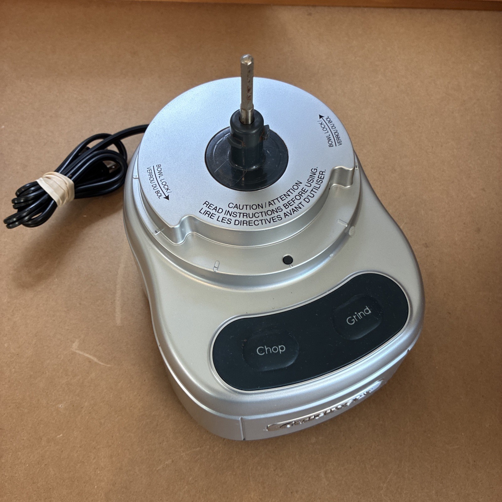 Cuisinart Food Processor ECH-4GM Elemental Collection 4-Cup Replacement BASE