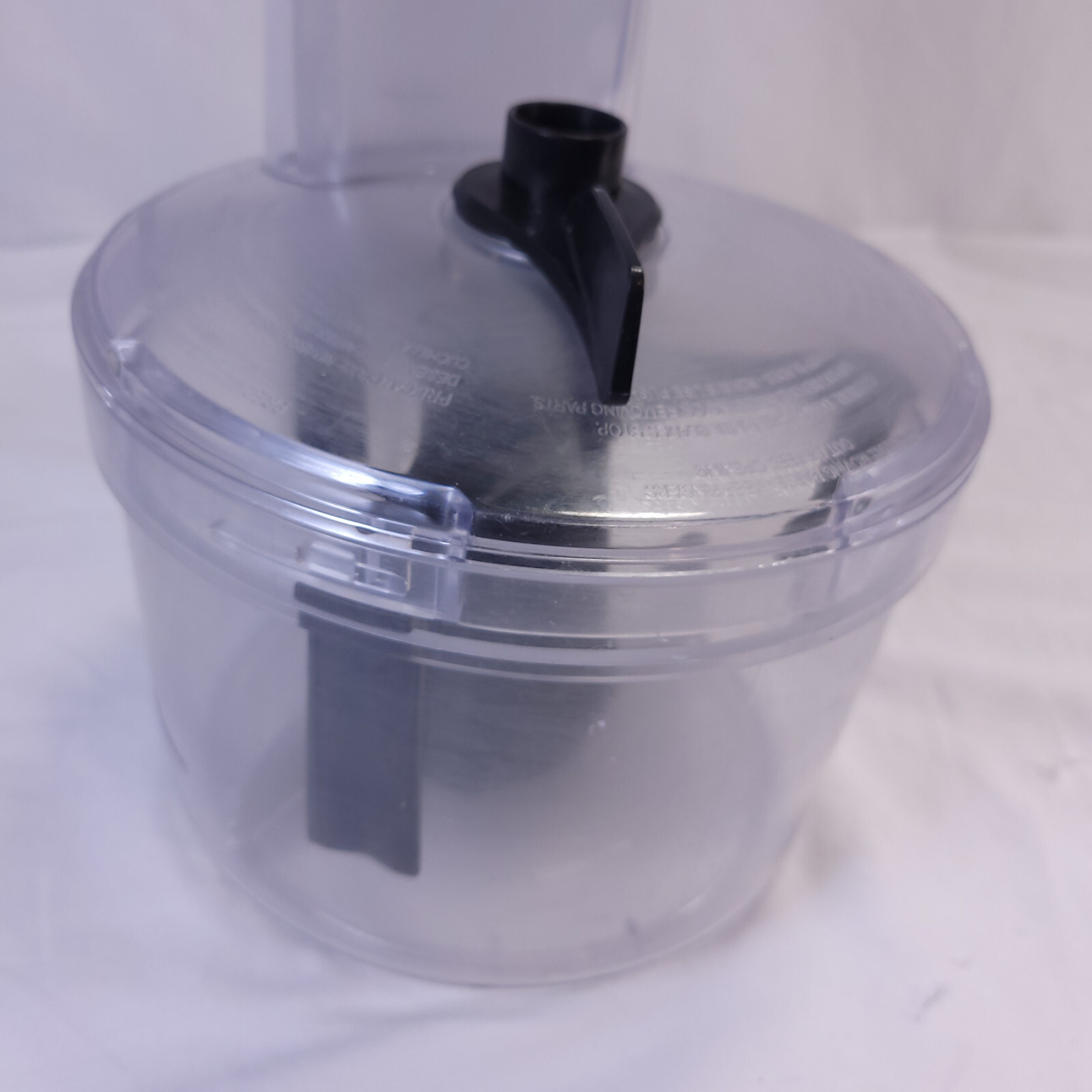 Hamilton Beach Food Processor Work Bowl Lid Pusher Blade and Scraper #70730