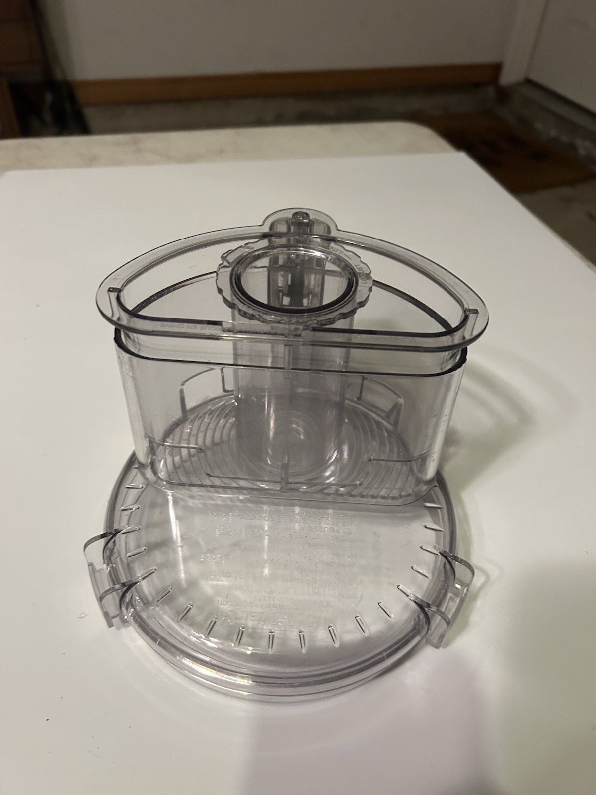 Cuisinart DLC-10 Top Lid Bowl With Feeding Chute & Pusher DLC-117BGTX