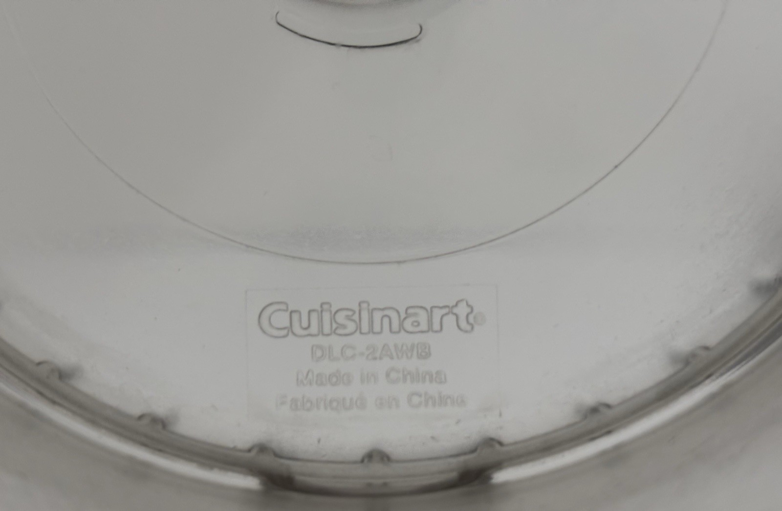 Cuisinart DLC-2A Mini-Prep Plus Work Bowl & Lid Plastic Replacement Parts
