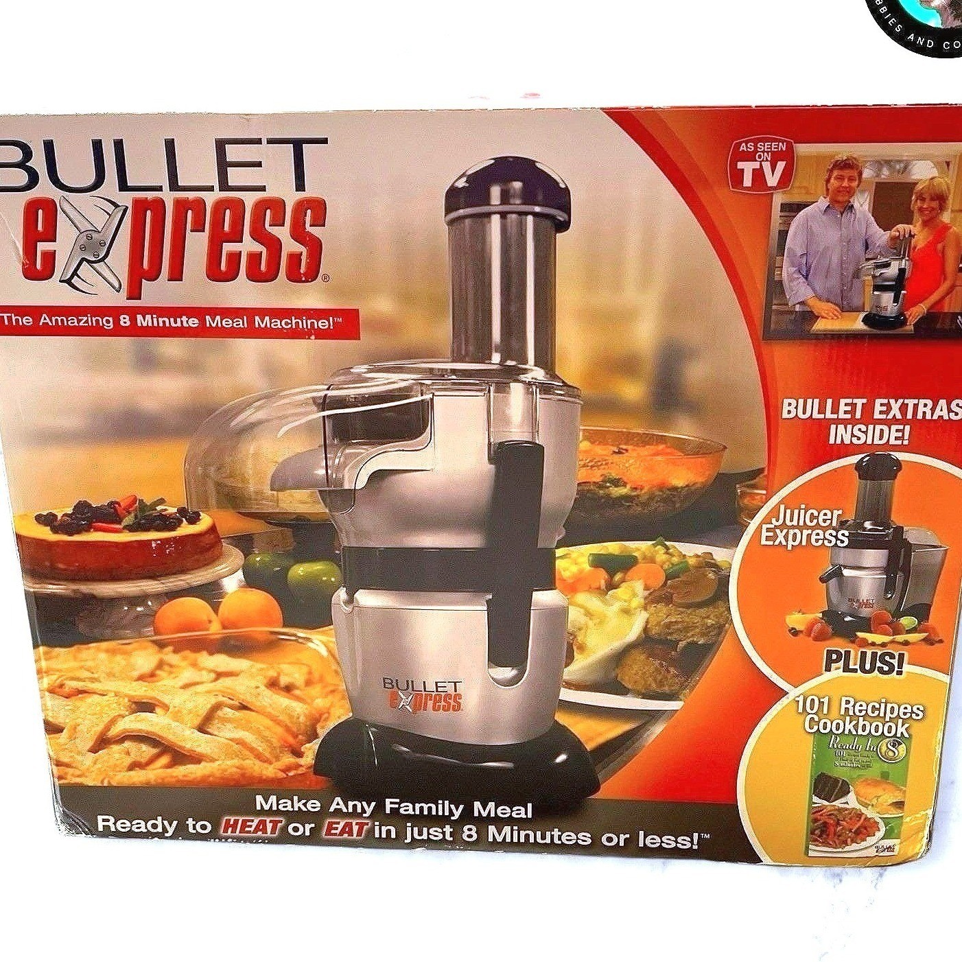 Bullet Express 3-in-1 Mixer Meal Maker Juicer System Food Prep Vintage Kitchen