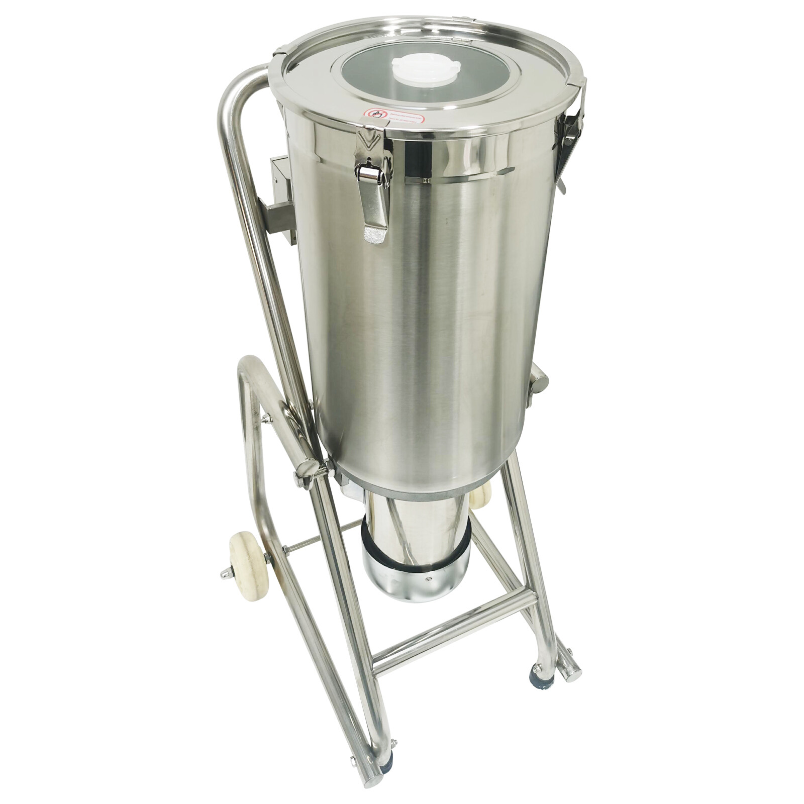 110V 32L Commercial Vegetables Fruits Ginger Garlic Crusher with Tiltable Bowl