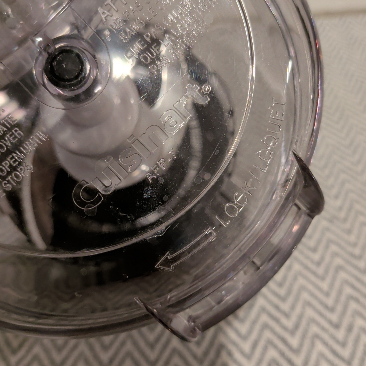Cuisinart AFP-7 Food Processor Black Replacement Base Bowl Lid Pusher & Blade