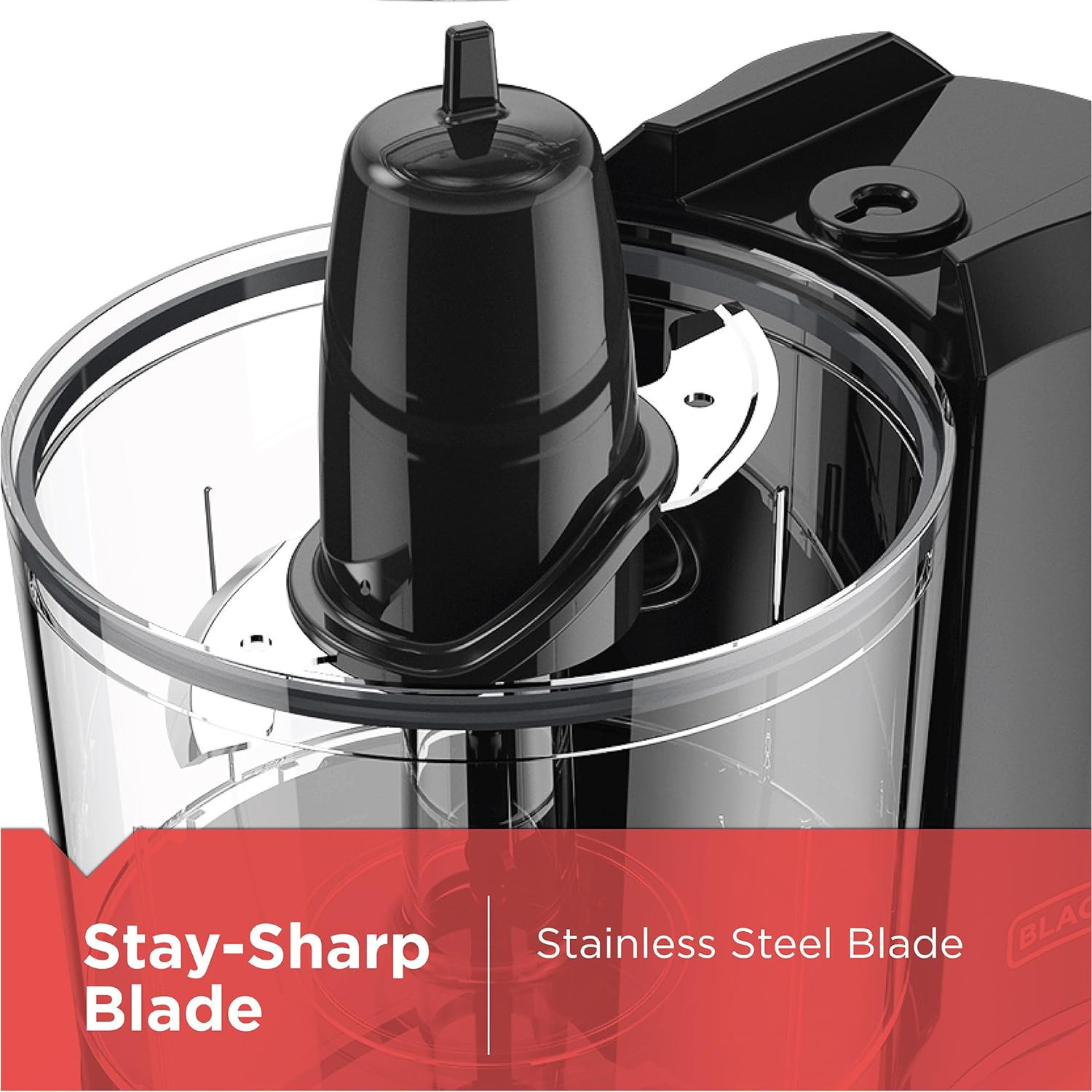 1.5-Cup Electric Food Chopper with One-Touch Pulse and Dishwasher Safe Blade