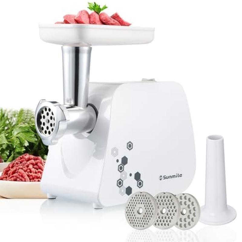 Electric Meat Grinder & Sausage Maker 1HP 1000W Stainless Steel Blade 3 Plates