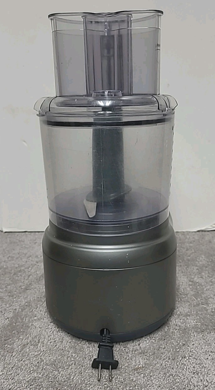 Cuisinart FP11 Food Processor 11 Cup w Work Bowl Blades & Accessories Gunmetal