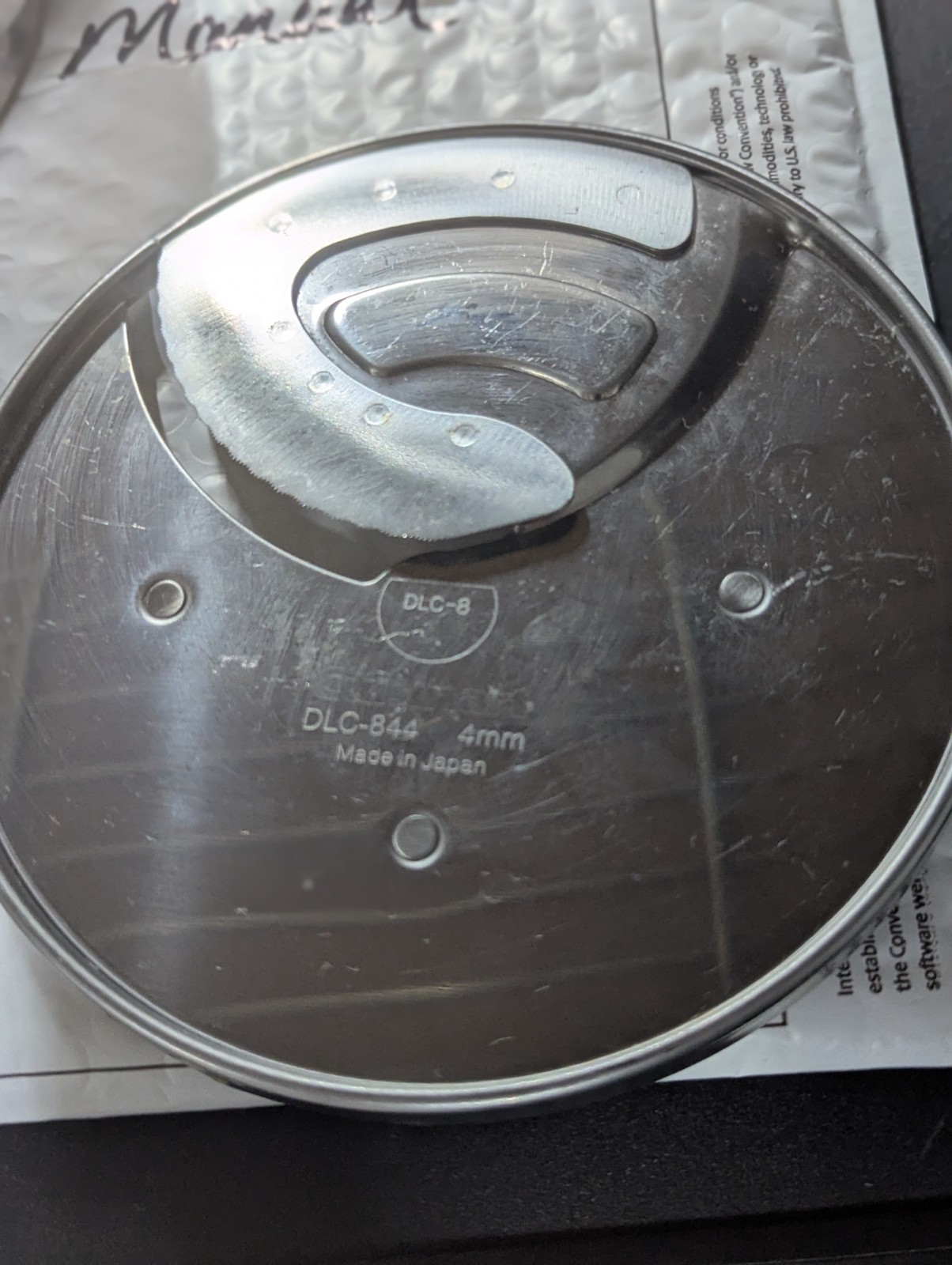 Lot Of 4 Cuisinart Replacement Shredding Slicing Discs Food Processor DLC-8F