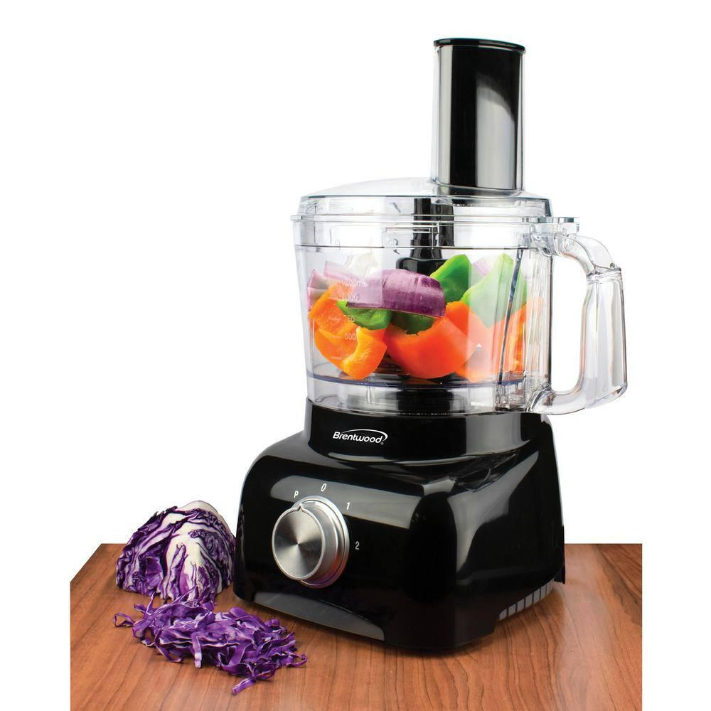 Brentwood Appliances Food Processor 5-Cup Black Compact Efficient Kitchen Tool