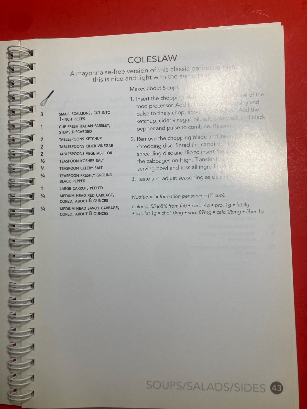 Cuisinart Food Processor FP-8 Manual Instruction and Recipe Booklet Elemental 8
