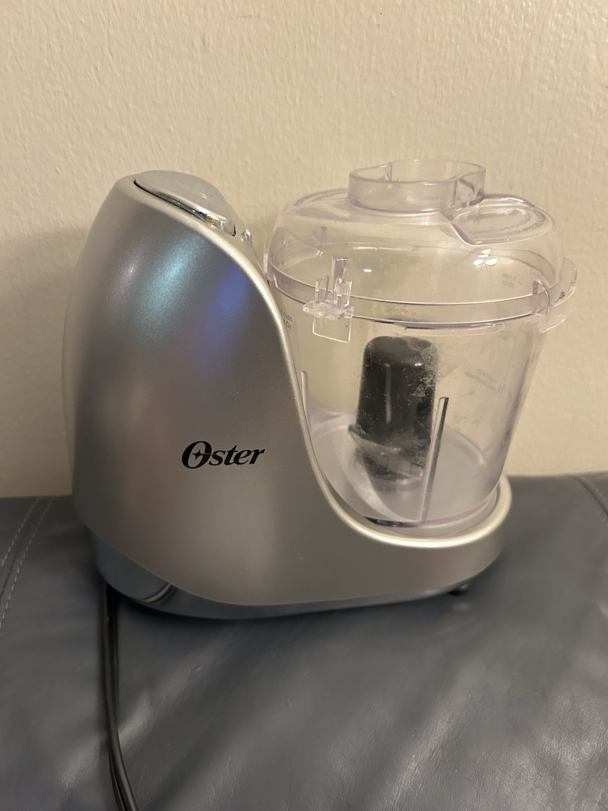 Mini Food Chopper 2 Speed 3 Cups Silver With Chrome Tested Works Appliance