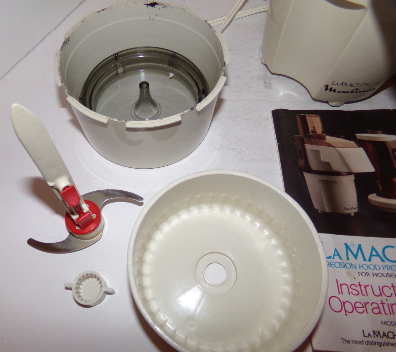Vintage Moulinex La Machine Deluxe Food Processor Model 354