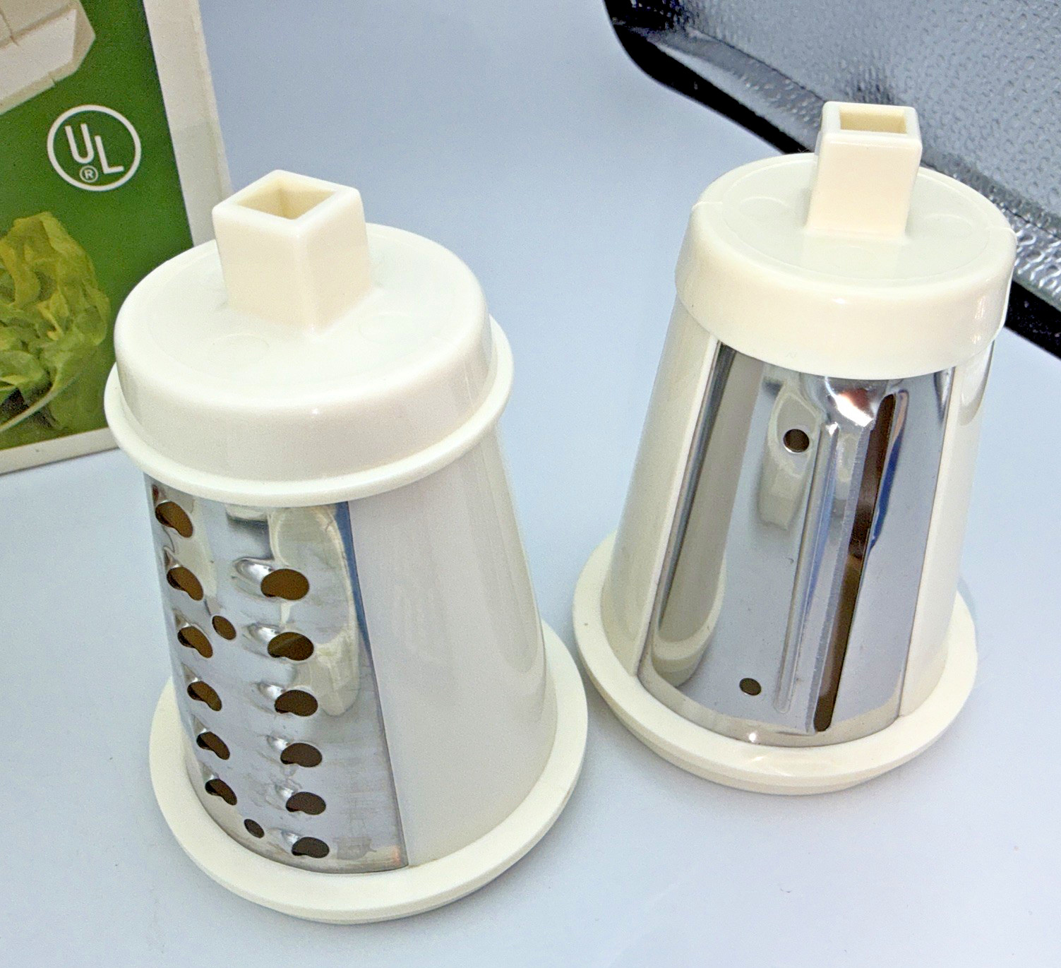 VINTAGE PRESTO SALAD-SHOOTER ELECTRIC SLICER SHREDDER MODEL 02910 CLEAN EUC