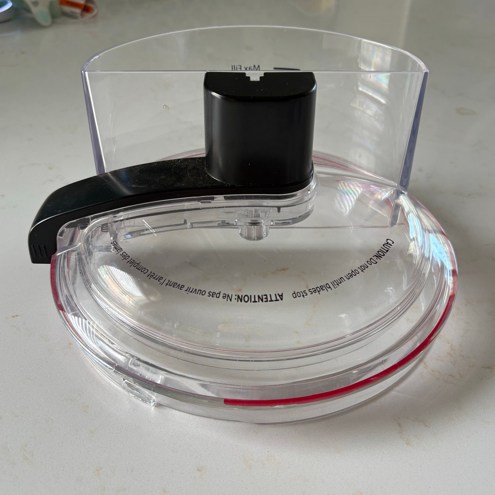 KitchenAid KFP1356OB Food Processor Bowl Lid Chute Pusher Sleeve 4 PIECES